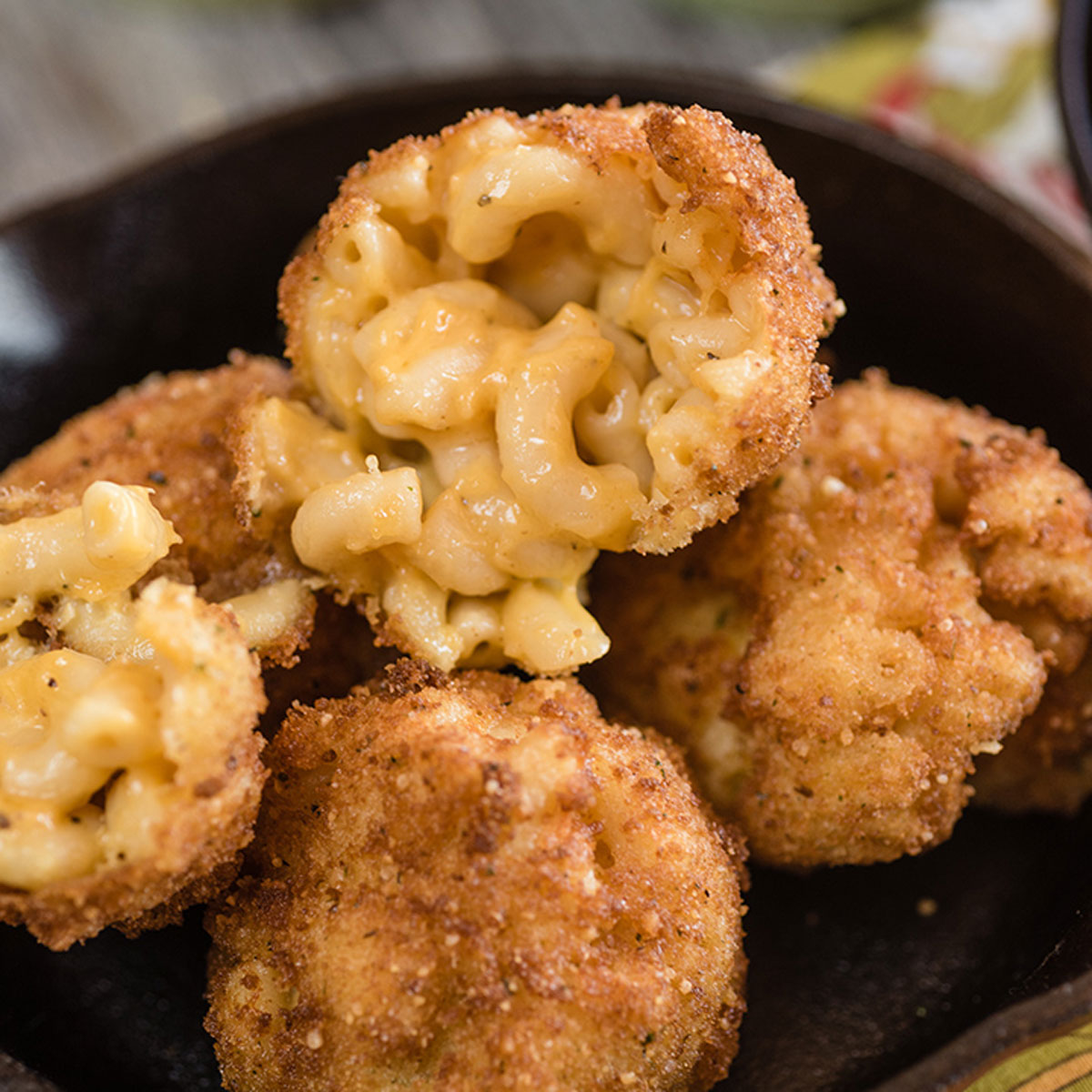 Handheld Macaroni and Cheese: Fried Mac & Cheese Balls